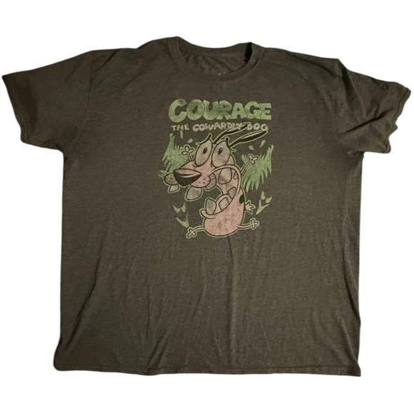 Courage the Cowardly Dog Graphic T-Shirt - Picture 1 of 6